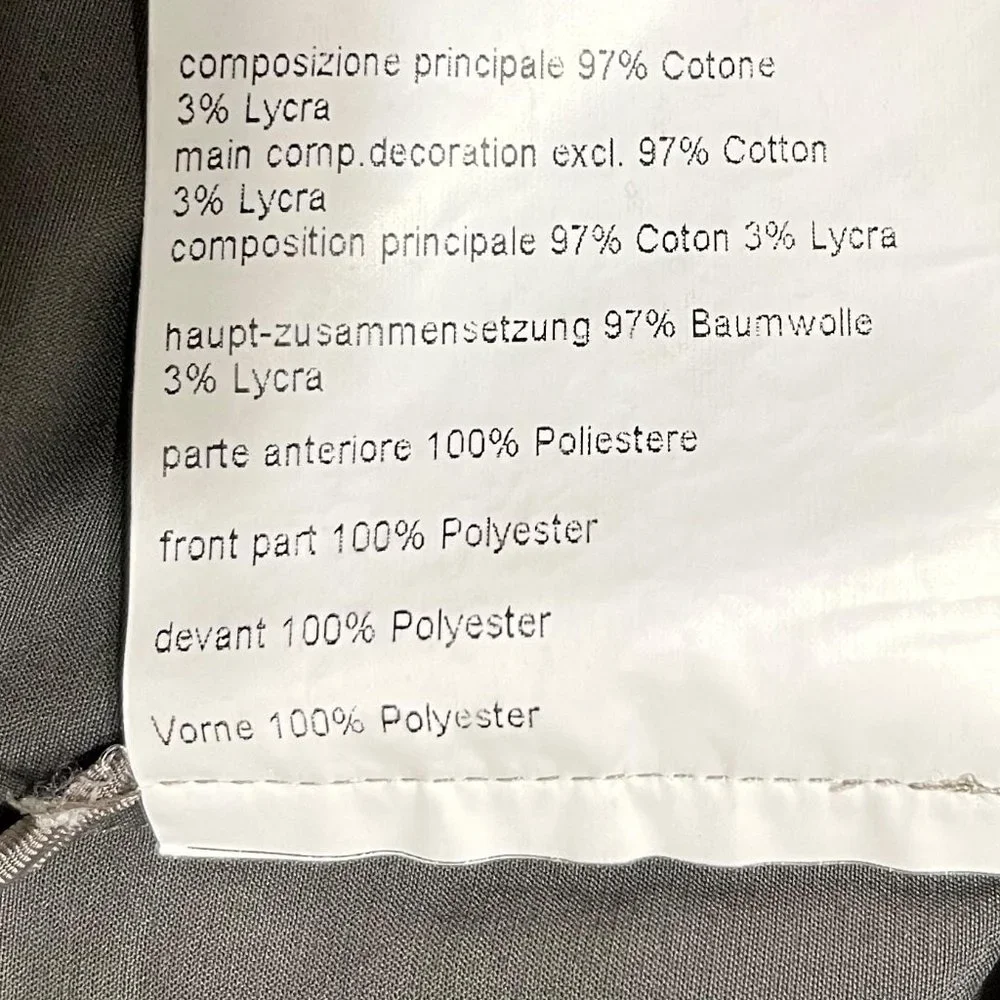 Piazza Sempione Sz 8  Grosgrain Ribbon Hardware Closure Jacket Made … - Picture 9 of 11